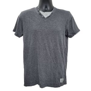 3/$20 Y2K Plain Grey Top Short Sleeve Size: Small